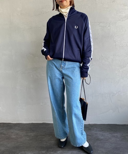 FRED PERRY（フレッドペリー）の「[FRED PERRY/フレッドペリー] トラックジャケット（その他アウター・レディース・ブラック/ネイビー・S/M/L/XL）」の18枚目の写真