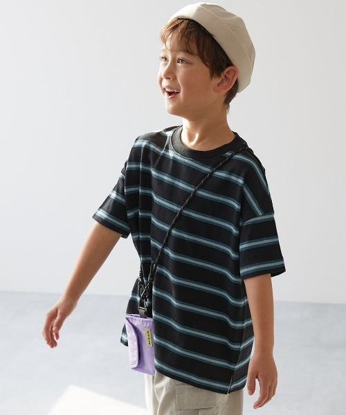 devirock(デビロック)の「綿100% お洗濯してもよれにくい ビッグシルエット ボーダー 半袖Tシャツ(Tシャツ/カットソー・キッズ・その他6/その他4/その他1/その他2/その他3/その他5/その他8/その他10/その他13/その他7/その他9/その他12/その他11/その他14・80cm/90cm/100cm/110cm/120cm/130cm/140cm/150cm/160cm)」の10枚目の写真