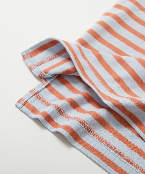 devirock(デビロック)の「綿100% お洗濯してもよれにくい ビッグシルエット ボーダー 半袖Tシャツ(Tシャツ/カットソー・キッズ・その他6/その他4/その他1/その他2/その他3/その他5/その他8/その他10/その他13/その他7/その他9/その他12/その他11/その他14・80cm/90cm/100cm/110cm/120cm/130cm/140cm/150cm/160cm)」の21枚目の写真