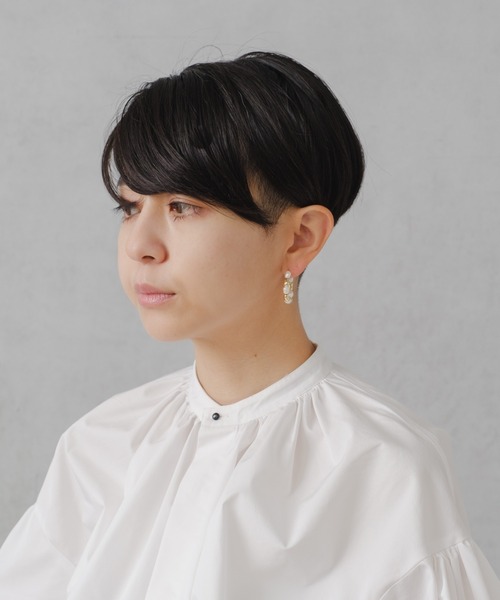 BIRTHDAY BAR(バースデイバー)の「淡水パール フープピアス(ピアス(両耳用)・レディース・ゴールド・フリー)」の5枚目の写真