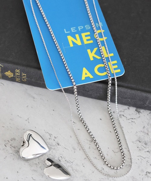 LEPSIM（レプシィム）の「ステンレス２連ネックレス　993888（ネックレス・レディース・シルバー/シルバー系その他/シルバー系その他2・ONE SIZE）」の2枚目の写真