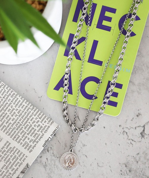 LEPSIM（レプシィム）の「ステンレス２連ネックレス　993888（ネックレス・レディース・シルバー/シルバー系その他/シルバー系その他2・ONE SIZE）」の3枚目の写真