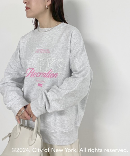 Omekashi（オメカシ）の「【GOOD ROCK SPEED別注】PARKS ワイドスウェット（スウェット・レディース・ネイビー/ライトグレー・FREE）」の5枚目の写真