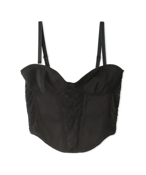 LILY BROWN（リリーブラウン）の「コルセットキャミビスチェ（キャミソール・レディース・ブラック/ベージュ/ホワイト・FREE）」の7枚目の写真