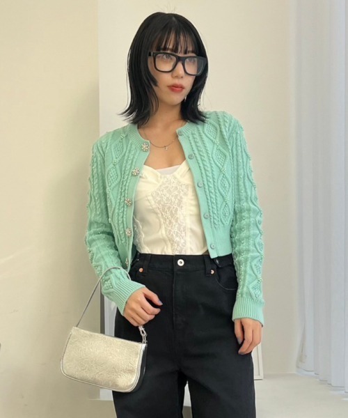 LILY BROWN（リリーブラウン）の「コルセットキャミビスチェ（キャミソール・レディース・ブラック/ベージュ/ホワイト・FREE）」の12枚目の写真