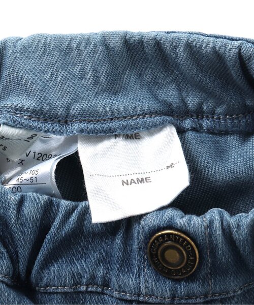 apres les cours（アプレレクール）の「【WEB限定】サイドリボン/7days Style pants（その他パンツ・キッズ・インディゴブルー/ブラック・140/130/120/110/100/90/80）」の3枚目の写真
