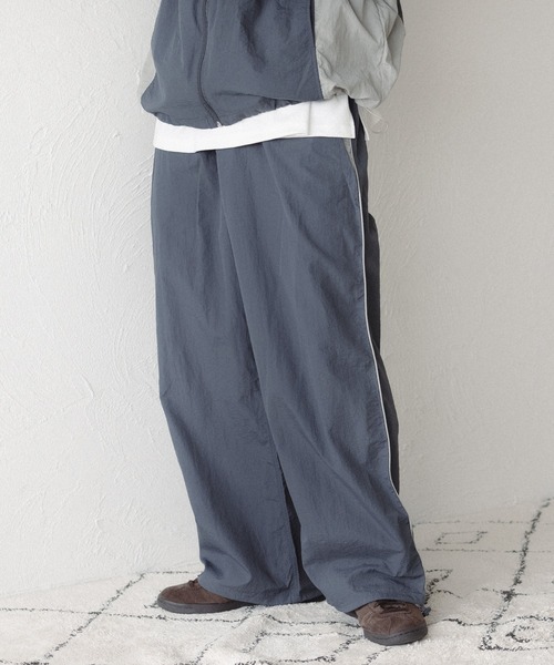 セール】配色パイピングナイロンパンツ（その他パンツ）｜epnok