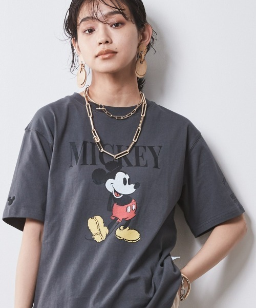k*s様 ミッキーマウス Tシャツ サイズ6 ダークグレー ミッキーマウス Tシャツ サイズ6 ダークグレー