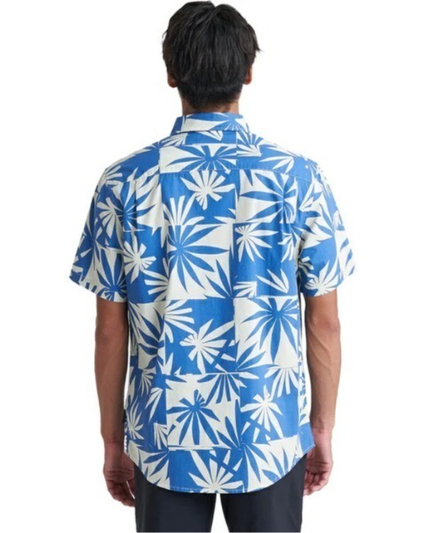 Quiksilver（クイックシルバー）の「APERO ORGANIC CLASSI/クイックシルバー半袖総柄シャツ（シャツ/ブラウス・メンズ・オレンジ/ブラウン/ブルー/ブルー系その他/ブルー系その他2/イエロー・MEDIUM/X-LARGE/LARGE/SMALL）」の13枚目の写真