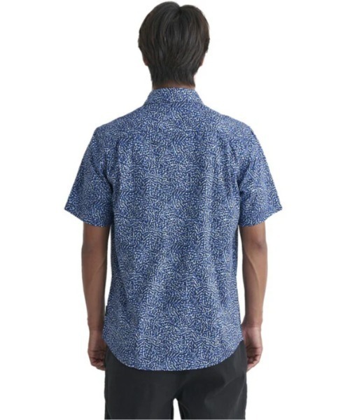 Quiksilver（クイックシルバー）の「APERO ORGANIC CLASSI/クイックシルバー半袖総柄シャツ（シャツ/ブラウス・メンズ・オレンジ/ブラウン/ブルー/ブルー系その他/ブルー系その他2/イエロー・MEDIUM/X-LARGE/LARGE/SMALL）」の22枚目の写真