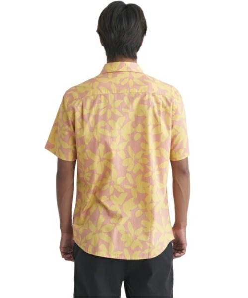 Quiksilver（クイックシルバー）の「APERO ORGANIC CLASSI/クイックシルバー半袖総柄シャツ（シャツ/ブラウス・メンズ・オレンジ/ブラウン/ブルー/ブルー系その他/ブルー系その他2/イエロー・MEDIUM/X-LARGE/LARGE/SMALL）」の12枚目の写真