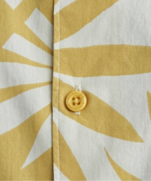 Quiksilver（クイックシルバー）の「APERO ORGANIC CLASSI/クイックシルバー半袖総柄シャツ（シャツ/ブラウス・メンズ・オレンジ/ブラウン/ブルー/ブルー系その他/ブルー系その他2/イエロー・MEDIUM/X-LARGE/LARGE/SMALL）」の8枚目の写真