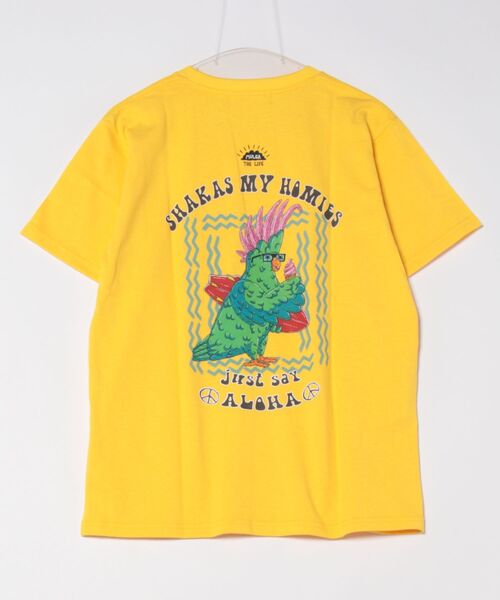 MULGA（モルガ）の「MULGA THE LIFE アニマルTシャツ（Tシャツ/カットソー・レディース・ベージュ/カーキ/イエロー/チャコール/ホワイト/ブラック/ライトベージュ/フレッシュイエロー・FREE）」の11枚目の写真