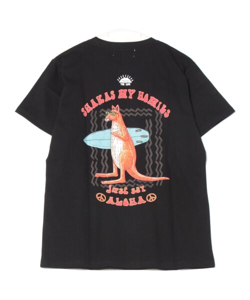 MULGA（モルガ）の「MULGA THE LIFE アニマルTシャツ（Tシャツ/カットソー・レディース・ベージュ/カーキ/イエロー/チャコール/ホワイト/ブラック/ライトベージュ/フレッシュイエロー・FREE）」の9枚目の写真