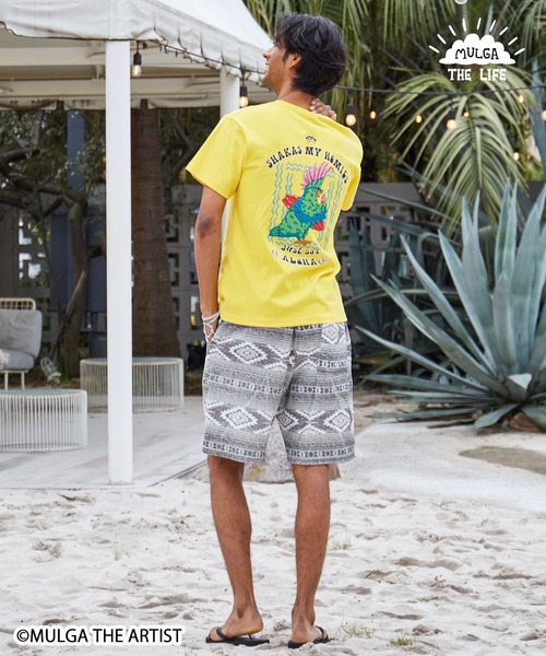 MULGA（モルガ）の「MULGA THE LIFE アニマルTシャツ（Tシャツ/カットソー・レディース・ベージュ/カーキ/イエロー/チャコール/ホワイト/ブラック/ライトベージュ/フレッシュイエロー・FREE）」の20枚目の写真