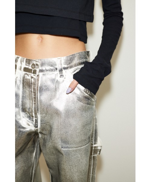 THROW by sly SHINY L／W SUPPLE WORK PT-E THROW by SLY【SHINY L／W SUPPLE WORK PT-E】