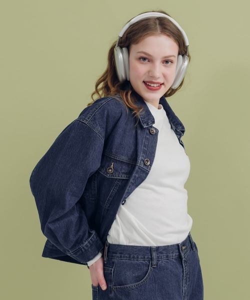 MUHET（ミュエータ）の「ロゴ刺繍ロンT（Tシャツ/カットソー・レディース・ブラック/オフホワイト/チャコールグレー/ベージュ・MEDIUM/X-LARGE）」の5枚目の写真