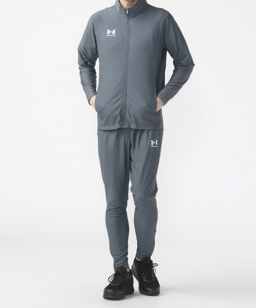 UNDER ARMOUR（アンダーアーマー）の「アンダーアーマー  UAコーチ トラックスーツ（ジャージ・メンズ・ネイビー/ダークグレー/ブラック・S/M/L/LL/3L）」の3枚目の写真