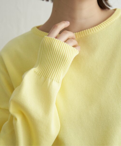 LBC(エルビーシー)の「ドロップショルダーニット(ニット/セーター・レディース・ブルー/ホワイト/イエロー/ベージュ・M)」の18枚目の写真