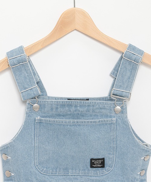 by LOVEiT（バイラビット）の「デニムビスチェ（キャミソール・キッズ・サックスブルー/ブラック・130cm/120cm/150cm/140cm/160cm）」の5枚目の写真