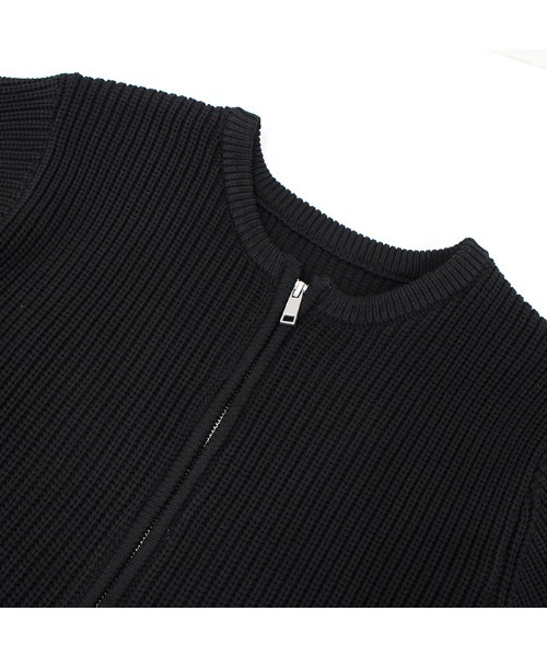 MODE ROBE（モードローブ）の「ペプラムニットブルゾン（ブルゾン・レディース・アイボリー/ブラック・FREE）」の15枚目の写真