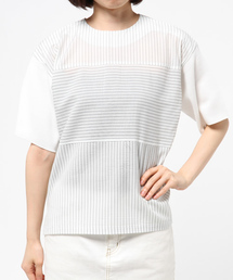 robbem | 【robbem】ストライプMixプルオーバー(Tシャツ/カットソー)