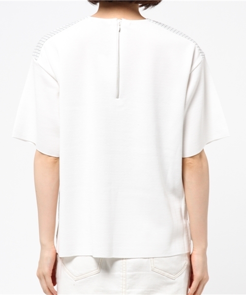 robbem（ロベム）の「【robbem】ストライプMixプルオーバー（Tシャツ/カットソー・レディース・オフホワイト・FREE）」の7枚目の写真