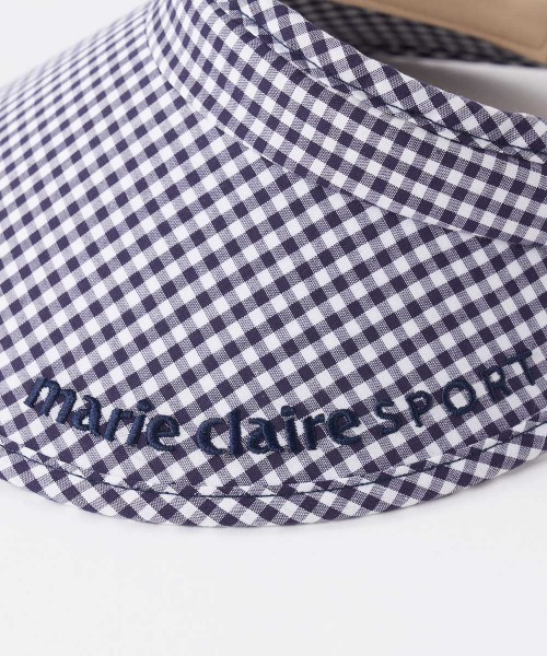 marie claire(マリ・クレール)の「【marie claire/マリ.クレール】レディースサンバイザー ゴルフ(サンバイザー・レディース・ブラック/ネイビー/グレー・FREE)」の16枚目の写真