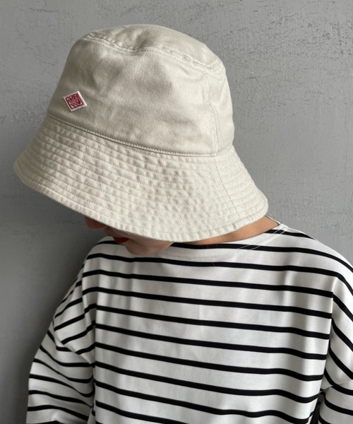 新品　未使用　DANTON バケットハット オフホワイト BEAMS WOMEN｜DANTON / ハット 25SS 紐づき バケットハット 日よ