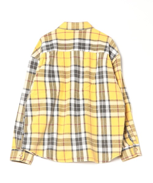 DEUS EX MACHINA(デウスエクスマキナ)の「VACAY CHECK SHIRT コットン素材 フランネルシャツ チェックシャツ(シャツ/ブラウス・メンズ・レモンイエロー/ターコイズブルー・MEDIUM/LARGE)」の3枚目の写真