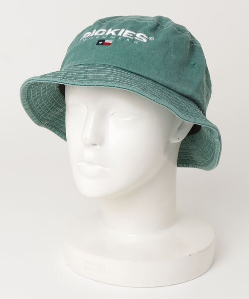 Dickies(ディッキーズ)の「Dickies EX BIO WASH BUCKET HAT(ハット・レディース・ホワイト/グリーン/ブラック/ブルー・FREE)」の6枚目の写真