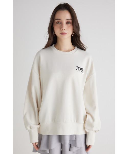 rienda(リエンダ)の「メッセージロゴスウェットトップス 春服(スウェット・レディース・ブラック/ライトピンク/チャコールグレー/ホワイト・FREE)」の13枚目の写真