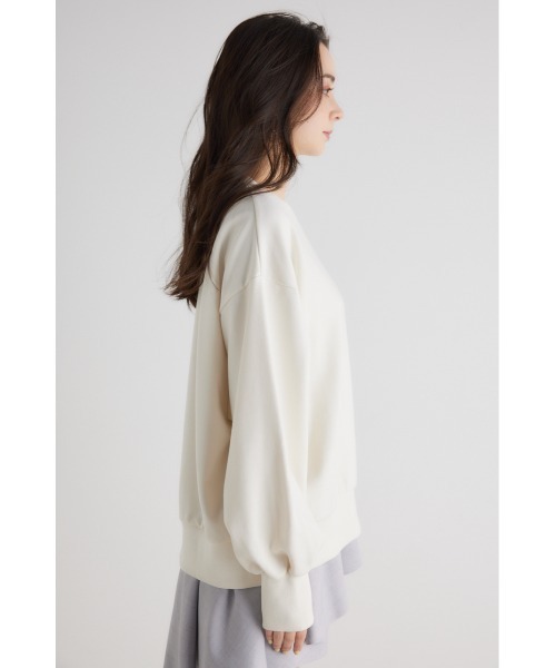 rienda(リエンダ)の「メッセージロゴスウェットトップス 春服(スウェット・レディース・ブラック/ライトピンク/チャコールグレー/ホワイト・FREE)」の14枚目の写真