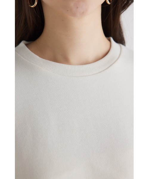 rienda(リエンダ)の「メッセージロゴスウェットトップス 春服(スウェット・レディース・ブラック/ライトピンク/チャコールグレー/ホワイト・FREE)」の16枚目の写真