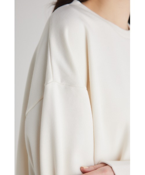 rienda(リエンダ)の「メッセージロゴスウェットトップス 春服(スウェット・レディース・ブラック/ライトピンク/チャコールグレー/ホワイト・FREE)」の17枚目の写真