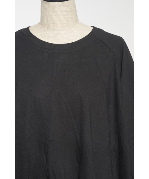gomme（ゴム）の「24/-天竺 ギャザーT（Tシャツ/カットソー）」 - WEAR