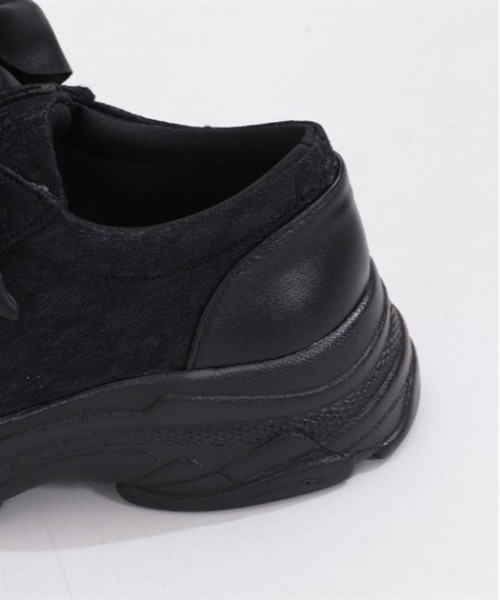 axes femme POETIQUE（アクシーズファムポエティック）の「サテンリボンスニーカー（スニーカー・レディース・ホワイト/ブラック・MEDIUM/LARGE）」の13枚目の写真