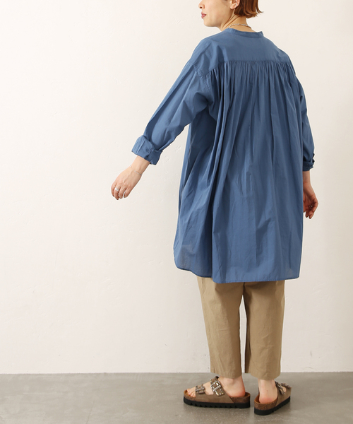 journal standard luxe キャンブリック スタンドシャツ JOURNAL STANDARD LUXE（ジャーナルスタンダード ラックス）の