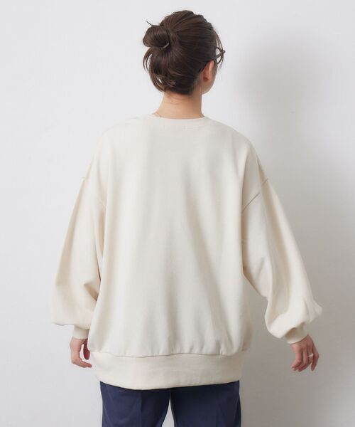 RETRO GIRL（レトロガール）の「ユニフォームトレーナー（Tシャツ/カットソー・レディース・ダークグレー/ダークブルー/ナチュラル・FREE）」の11枚目の写真