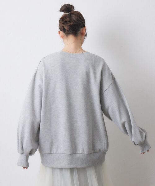 RETRO GIRL（レトロガール）の「ユニフォームトレーナー（Tシャツ/カットソー・レディース・ダークグレー/ダークブルー/ナチュラル・FREE）」の21枚目の写真