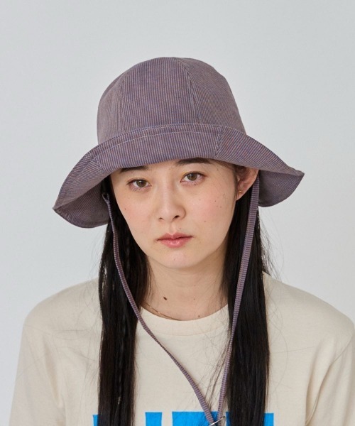 OVERRIDE(オーバーライド)の「OVERRIDE GINGHAM CHECK TULIP / オーバーライド(ハット・レディース・ピンク/ブルー/グリーン・57~59cm)」の16枚目の写真