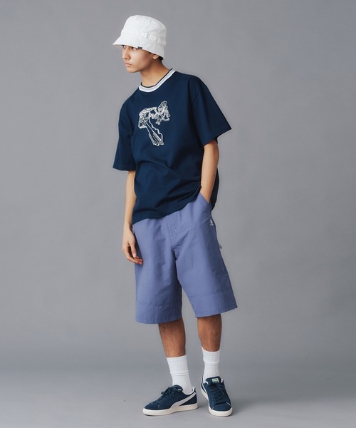 XLARGE(エクストララージ)の「THUG LIFE S/S TEE(Tシャツ/カットソー・メンズ・ブラック/グリーン/ネイビー・XL/L/M/S)」の4枚目の写真