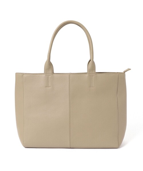 SHIPS（シップス）の「SC: カウレザー トートバッグ（トートバッグ・メンズ・ブラック系その他/ブラック/ブラウン/カーキ/ネイビー/グリーン/オレンジ/グレー/キャメル/ベージュ/ダークブルー/ダークグレー・ONE SIZE）」の6枚目の写真