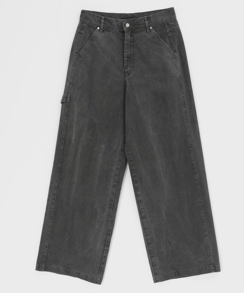 BLACKUP（ブラックアップ）の「[MADE] クルア SET - ワイドパンツ（カーゴパンツ・レディース・チャコールグレー・MEDIUM/SMALL）」の9枚目の写真
