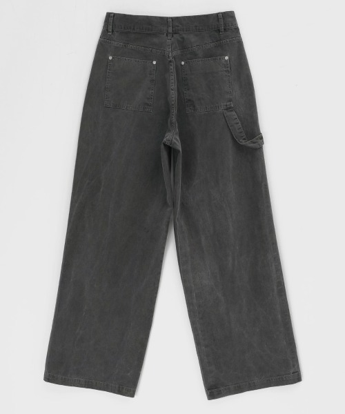 BLACKUP（ブラックアップ）の「[MADE] クルア SET - ワイドパンツ（カーゴパンツ・レディース・チャコールグレー・MEDIUM/SMALL）」の10枚目の写真