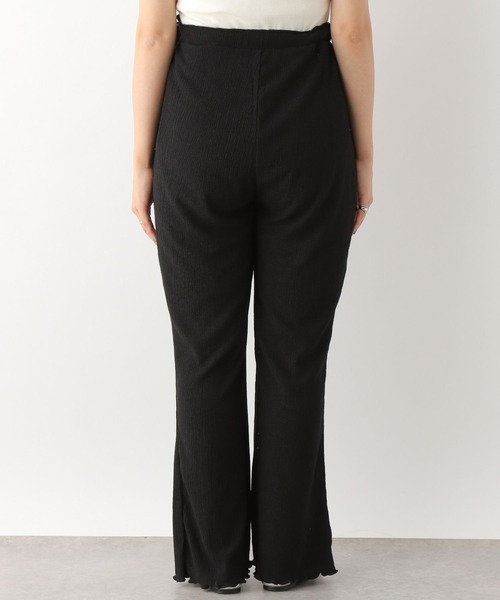 LEPSIM（レプシィム）の「【産前・産後対応】マタニティ／楊柳フレアパンツ　112871（マタニティウェア/グッズ・レディース・アイボリー/ブラック/ブラウン/イエロー・FREE）」の17枚目の写真