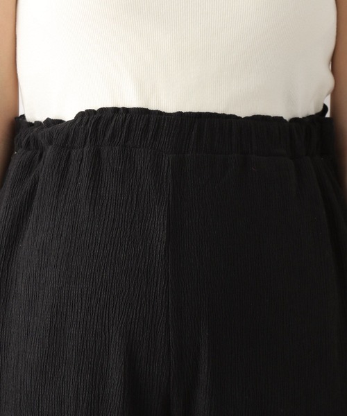 LEPSIM（レプシィム）の「【産前・産後対応】マタニティ／楊柳フレアパンツ　112871（マタニティウェア/グッズ・レディース・アイボリー/ブラック/ブラウン/イエロー・FREE）」の18枚目の写真