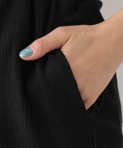 LEPSIM（レプシィム）の「【産前・産後対応】マタニティ／楊柳フレアパンツ　112871（マタニティウェア/グッズ・レディース・アイボリー/ブラック/ブラウン/イエロー・FREE）」の19枚目の写真