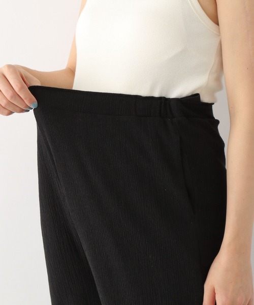 LEPSIM（レプシィム）の「【産前・産後対応】マタニティ／楊柳フレアパンツ　112871（マタニティウェア/グッズ・レディース・アイボリー/ブラック/ブラウン/イエロー・FREE）」の10枚目の写真