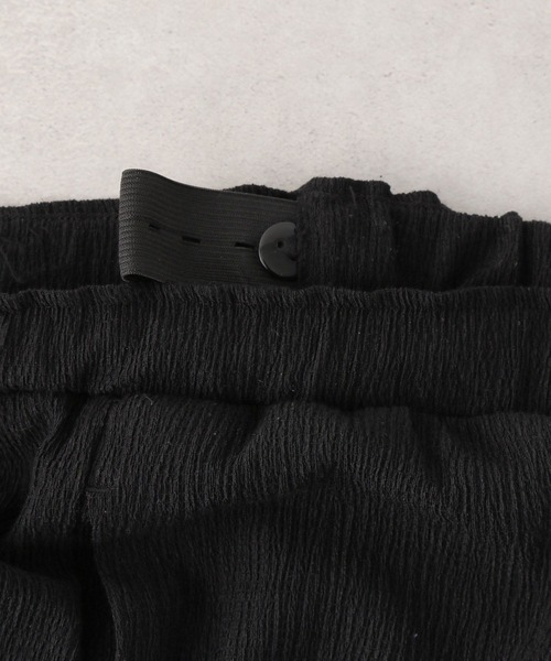 LEPSIM（レプシィム）の「【産前・産後対応】マタニティ／楊柳フレアパンツ　112871（マタニティウェア/グッズ・レディース・アイボリー/ブラック/ブラウン/イエロー・FREE）」の11枚目の写真